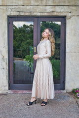 Exclusive Designer Pleated Dress