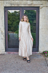 Exclusive Designer Pleated Dress