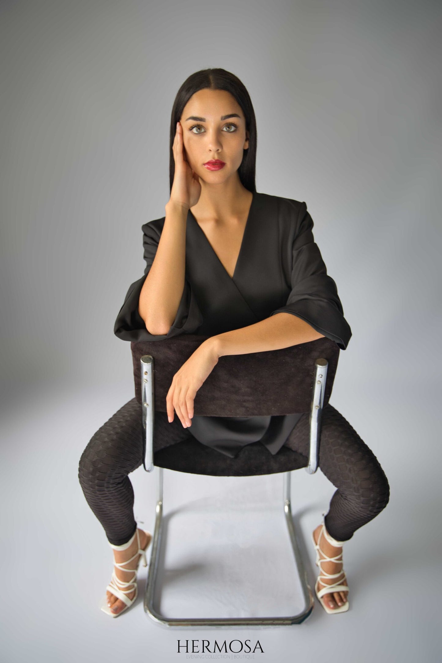 Exclusive Black Wrap Blazer