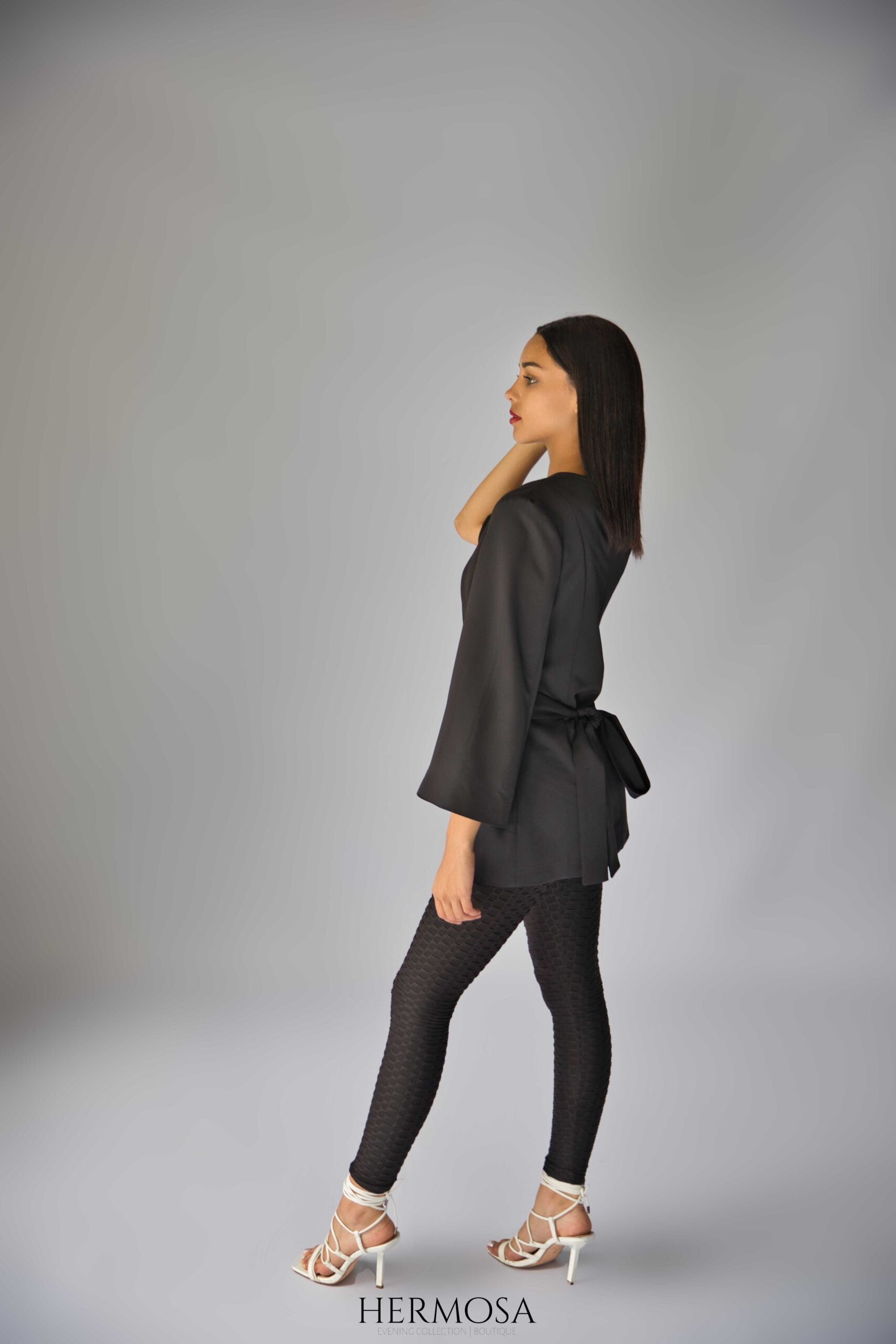 Exclusive Black Wrap Blazer