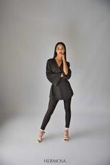 Exclusive Black Wrap Blazer