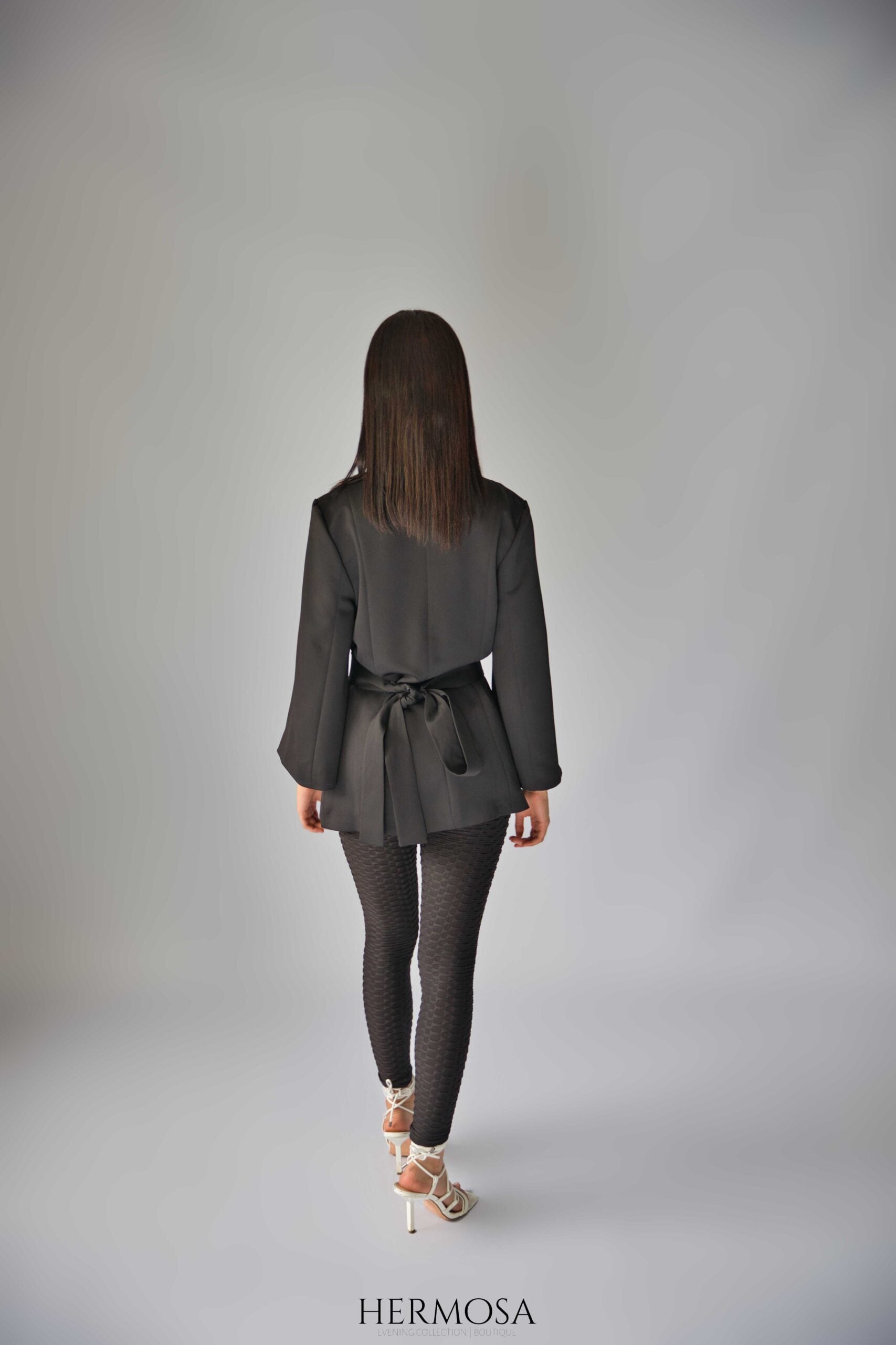 Exclusive Black Wrap Blazer