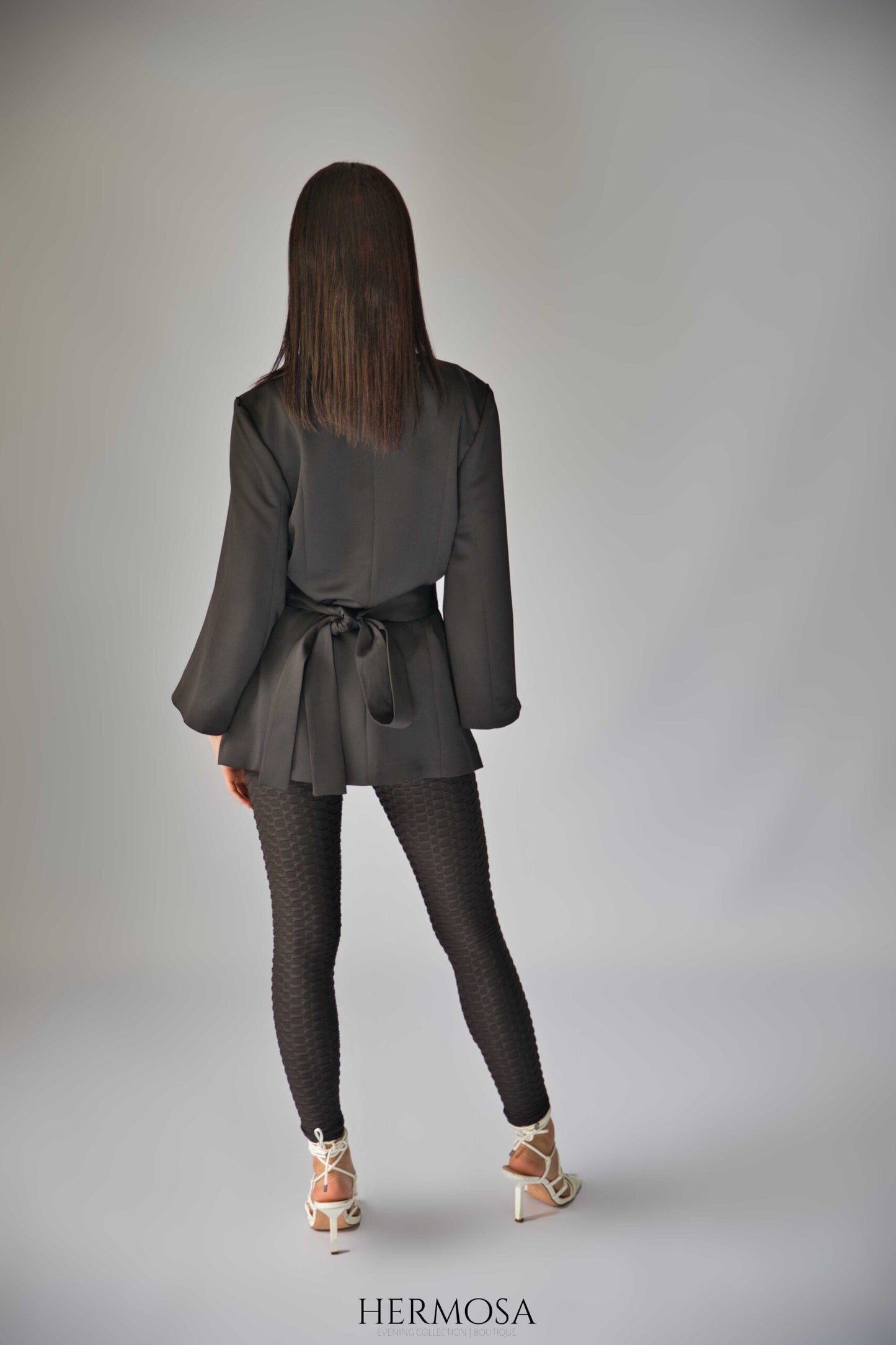 Exclusive Black Wrap Blazer