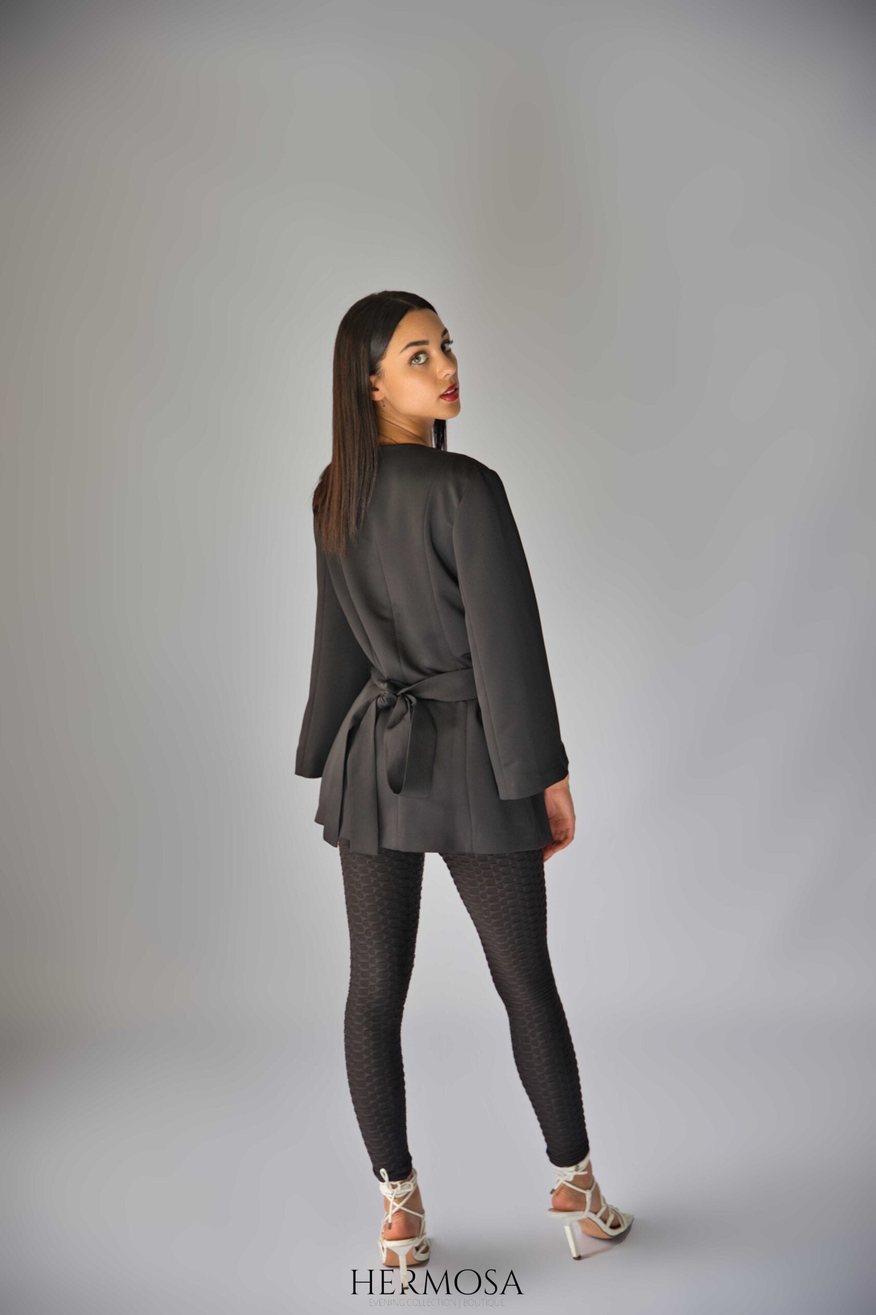 Exclusive Black Wrap Blazer