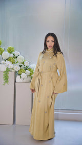 Yellow Gold Dress With Jewel Detail