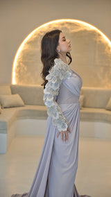 Haute Couture Evening Gown With Beaded Appliquè Detail